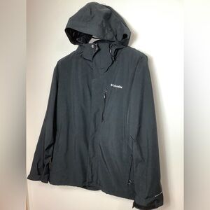 Columbia Mens XXL Interchange Omni-Tech hooded jacket long excellent condition